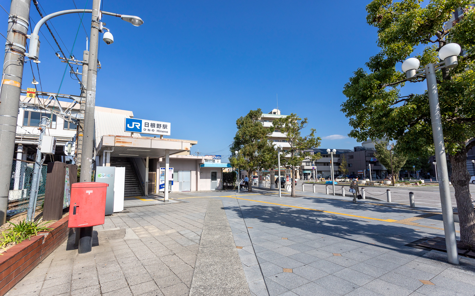 JR日根野駅前の風景